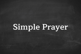 Simple Prayer-min