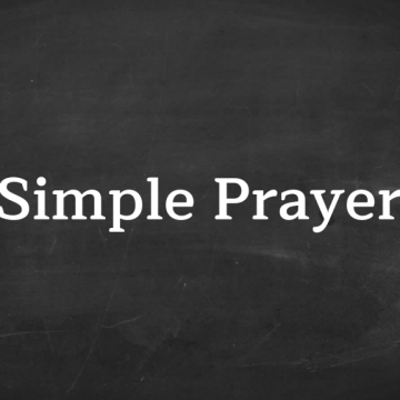 Simple Prayer-min