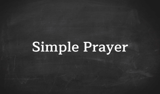 Simple Prayer-min