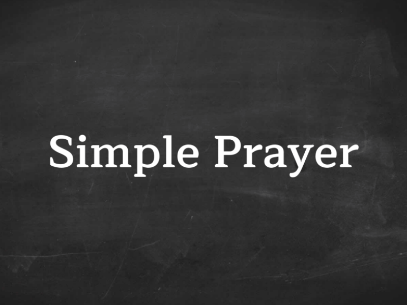 Simple Prayer-min